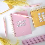 Notebook roze