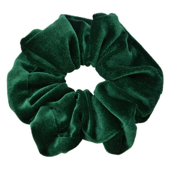 Groen scrunchie velvet